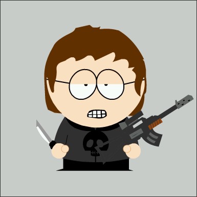 サウスパーク風自画像