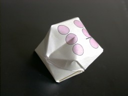 17. おしりの穴から息を吹き込んでふくらませます。